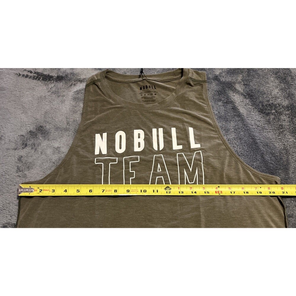 XL NOBULL TEAM Women’s Tank Green - Picture 5 of 6